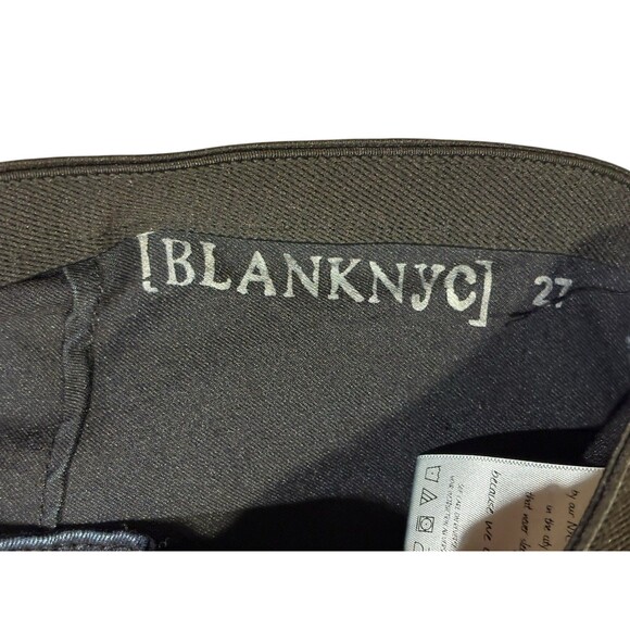 Blank NYC Pull On Flare Jegging Jeans Women's Size 27 Dark Wash Denim 02U-7283 - Picture 3 of 12